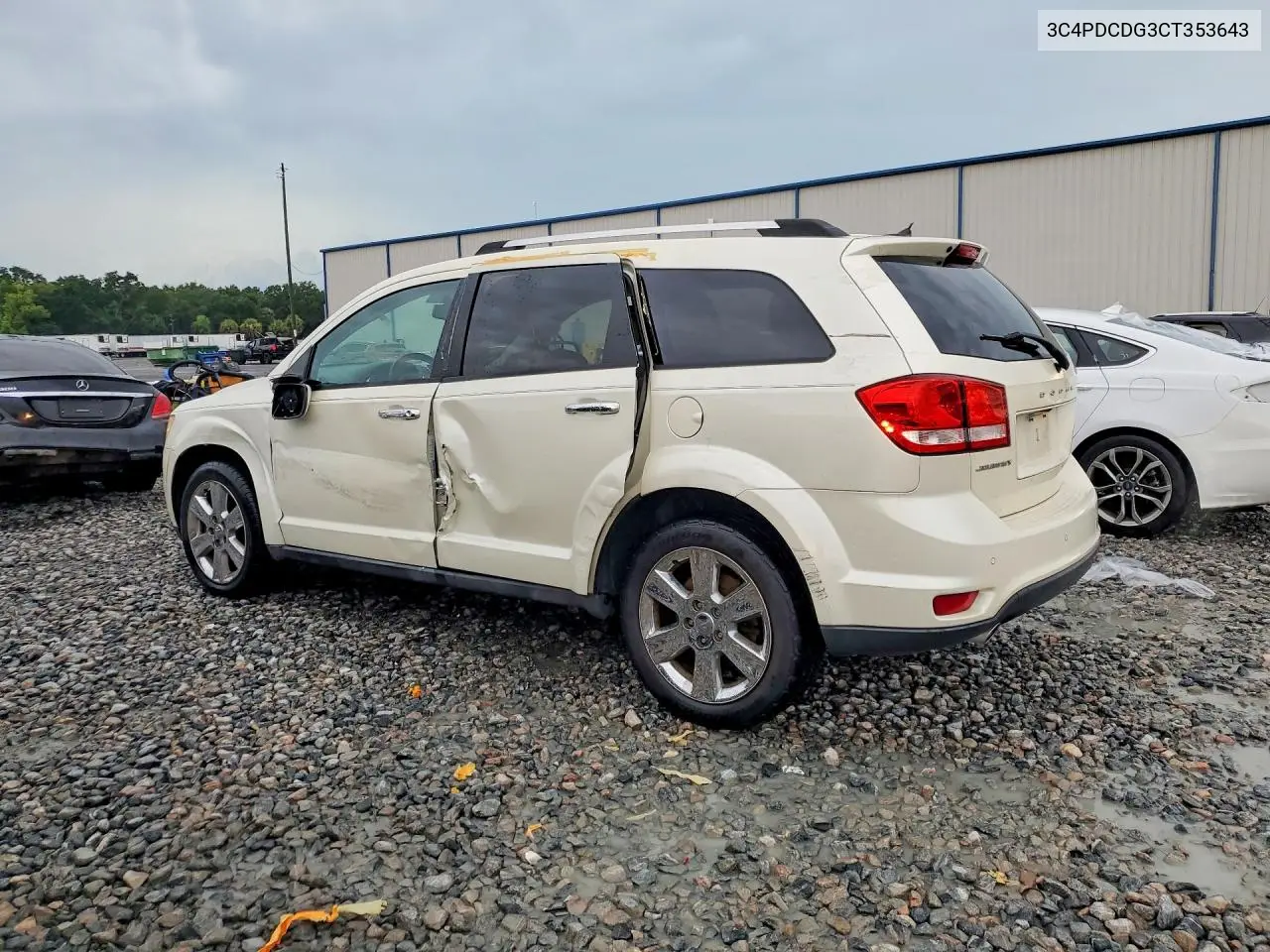 2012 Dodge Journey Crew VIN: 3C4PDCDG3CT353643 Lot: 61544966
