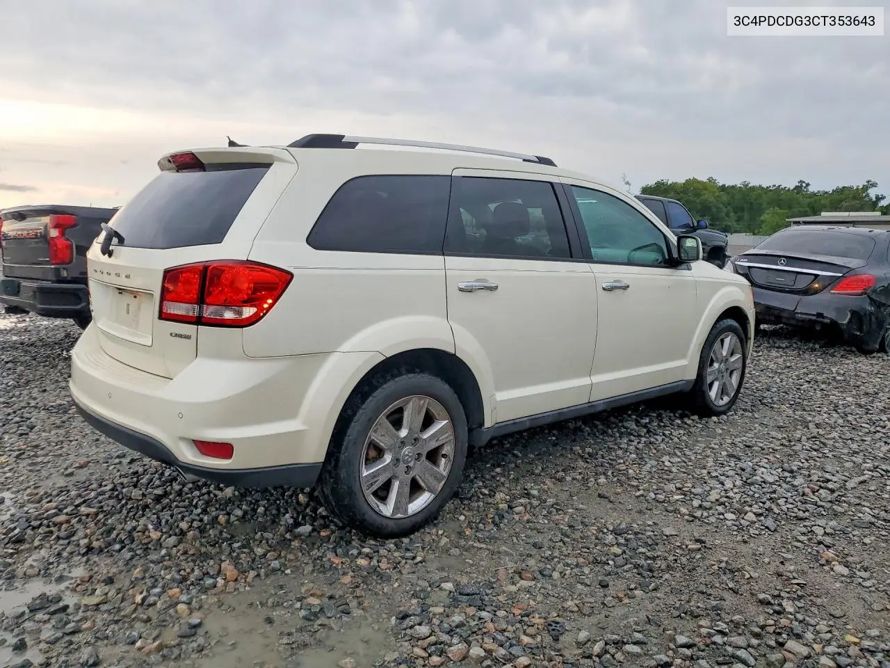 2012 Dodge Journey Crew VIN: 3C4PDCDG3CT353643 Lot: 61544966