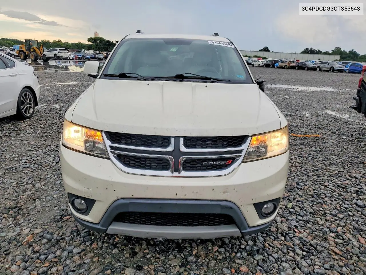 2012 Dodge Journey Crew VIN: 3C4PDCDG3CT353643 Lot: 61544966