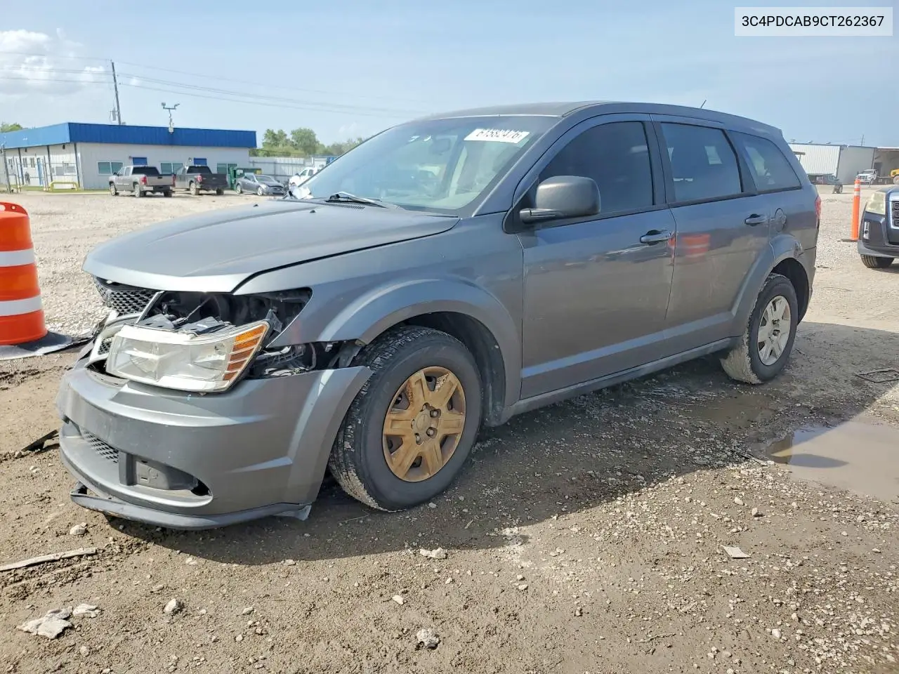 2012 Dodge Journey Se VIN: 3C4PDCAB9CT262367 Lot: 61582476