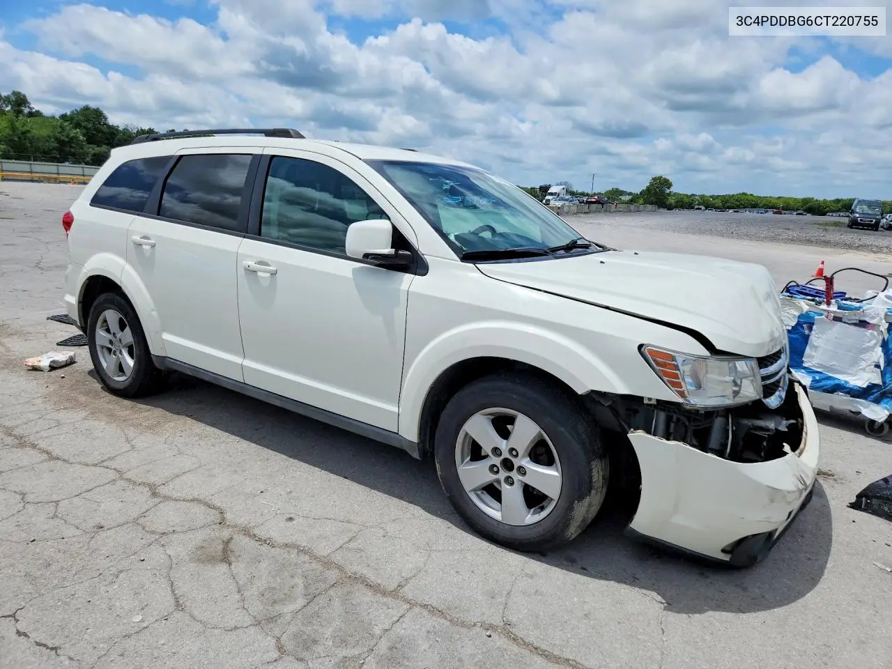 2012 Dodge Journey Sxt VIN: 3C4PDDBG6CT220755 Lot: 61846146