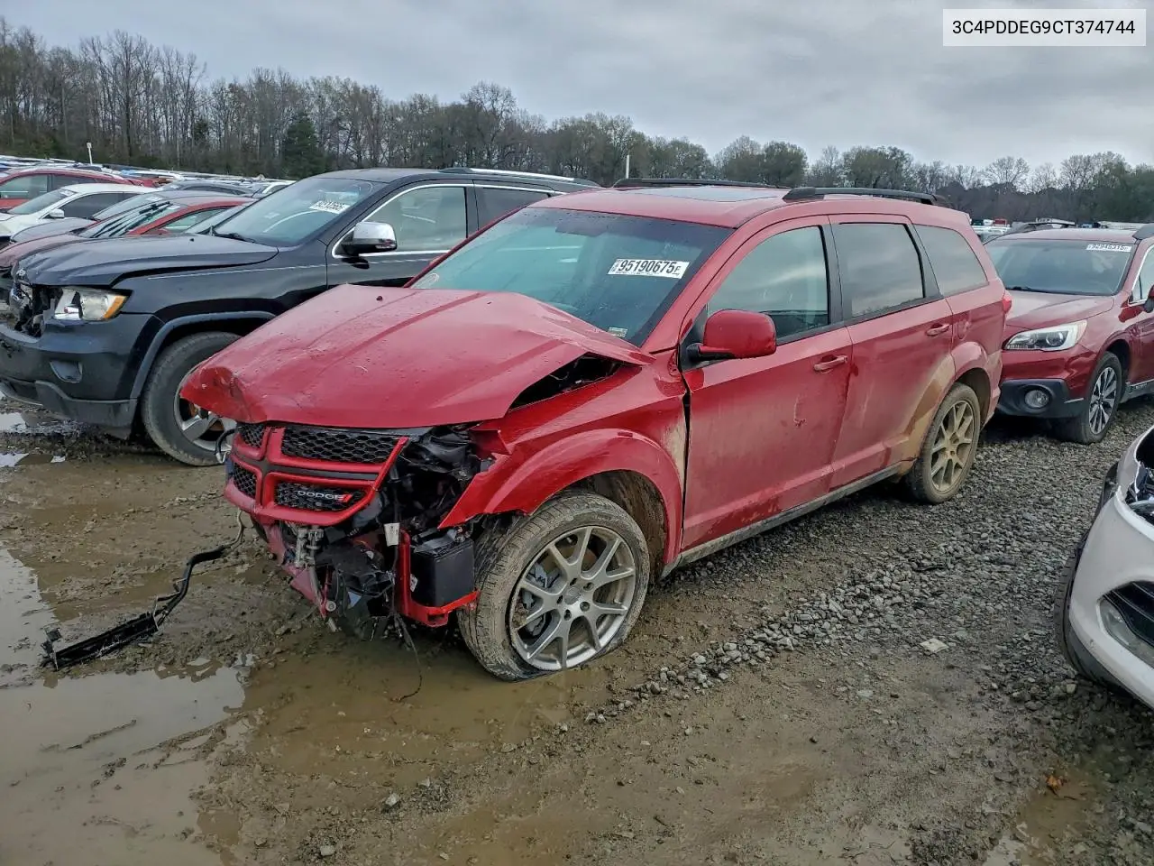 3C4PDDEG9CT374744 2012 Dodge Journey R/T