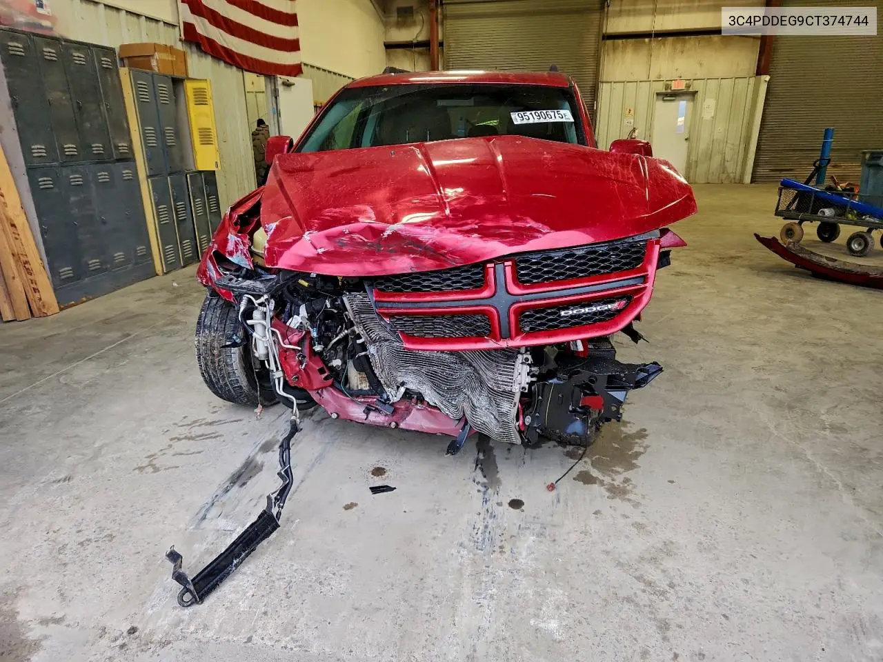3C4PDDEG9CT374744 2012 Dodge Journey R/T