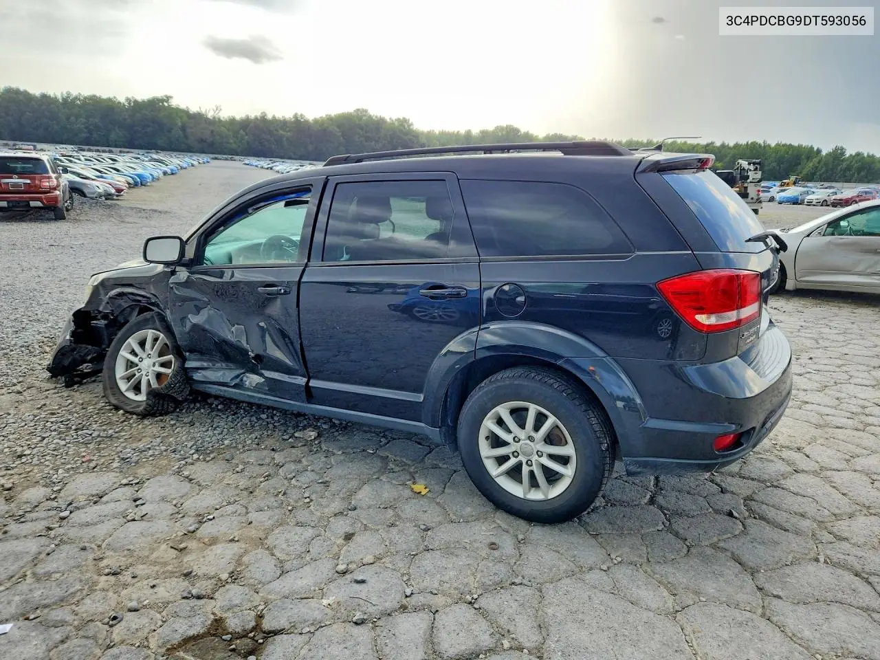 2013 Dodge Journey Sxt VIN: 3C4PDCBG9DT593056 Lot: 61138696