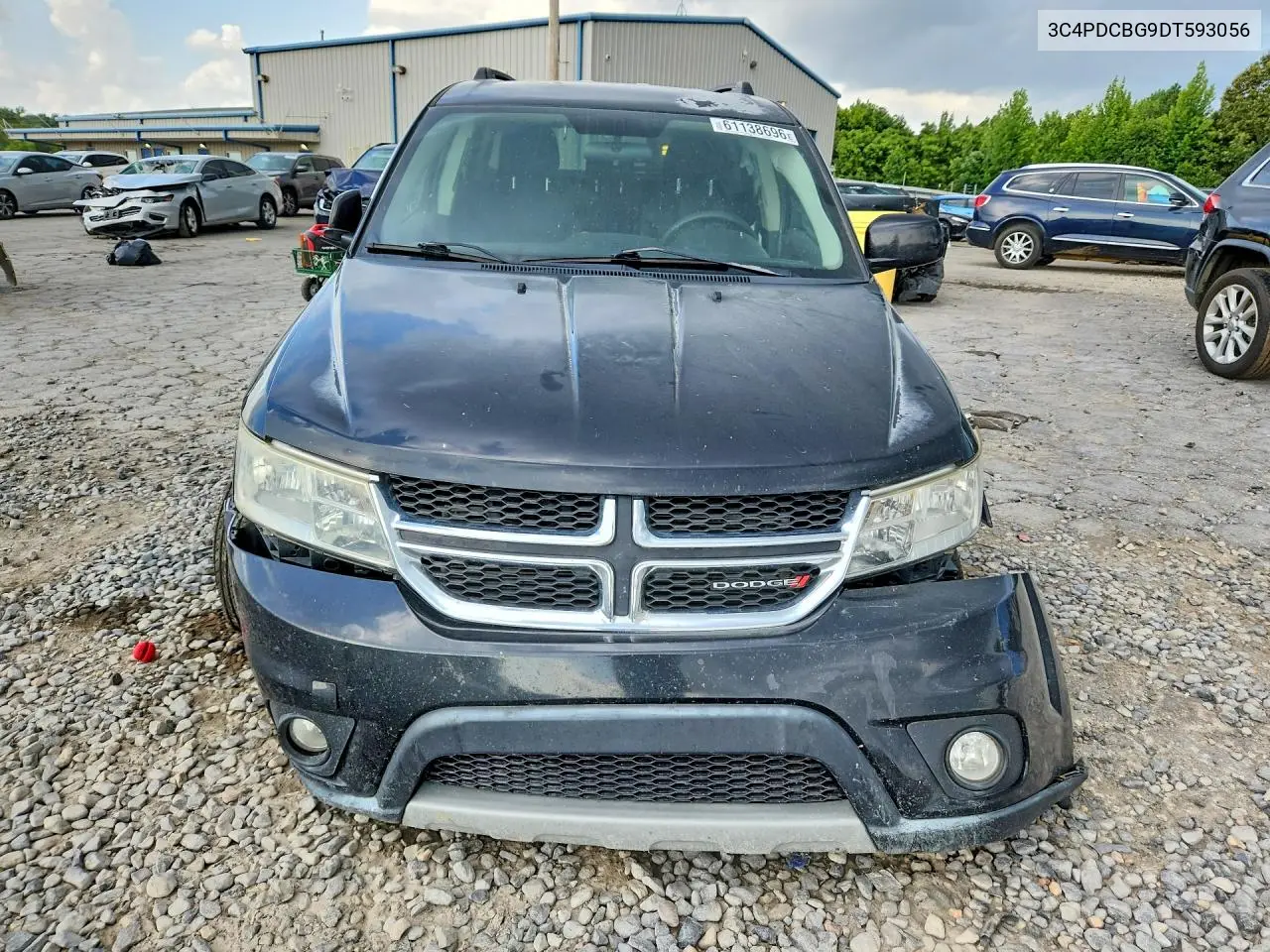 2013 Dodge Journey Sxt VIN: 3C4PDCBG9DT593056 Lot: 61138696