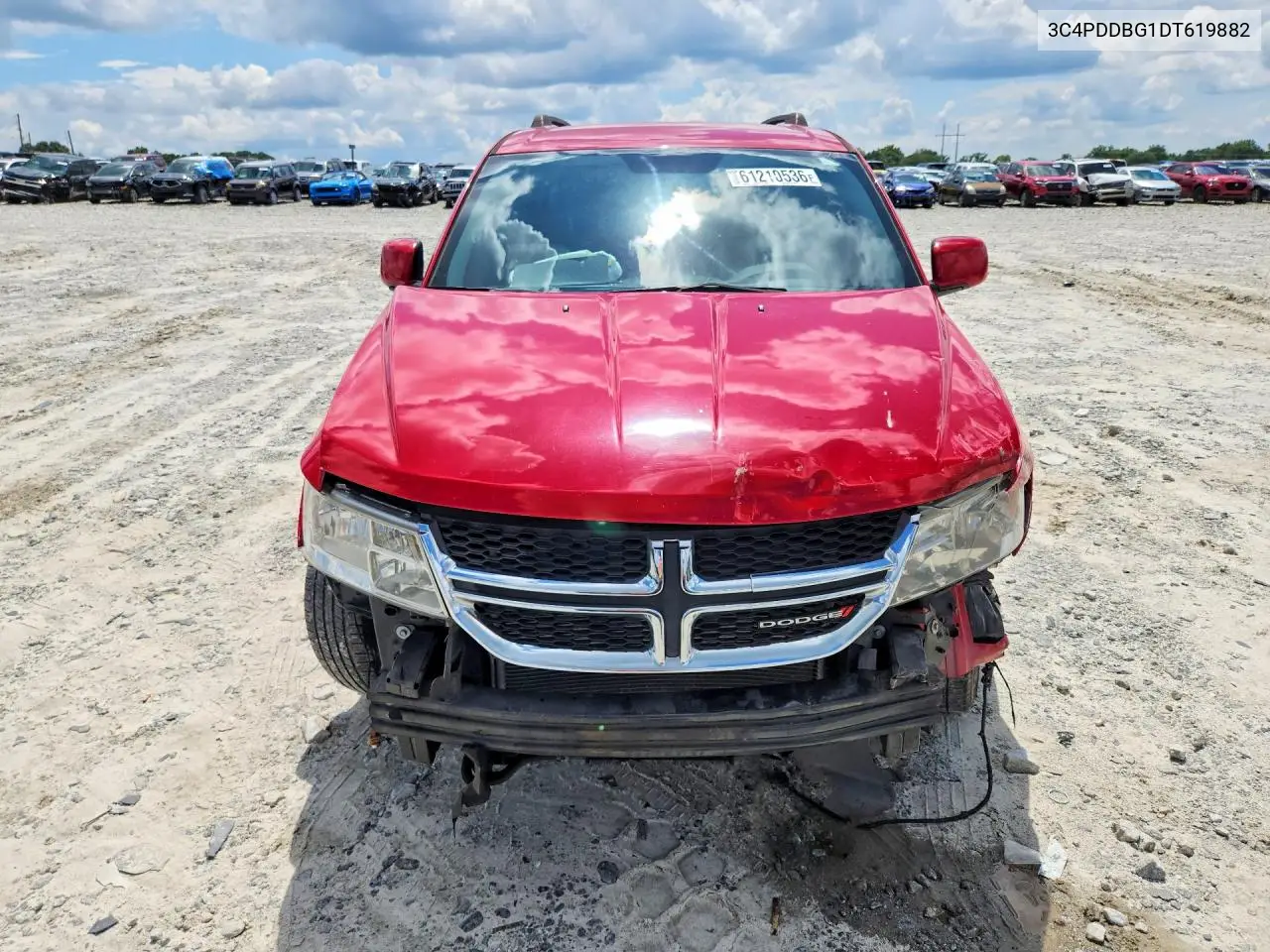 2013 Dodge Journey Sxt VIN: 3C4PDDBG1DT619882 Lot: 61210536