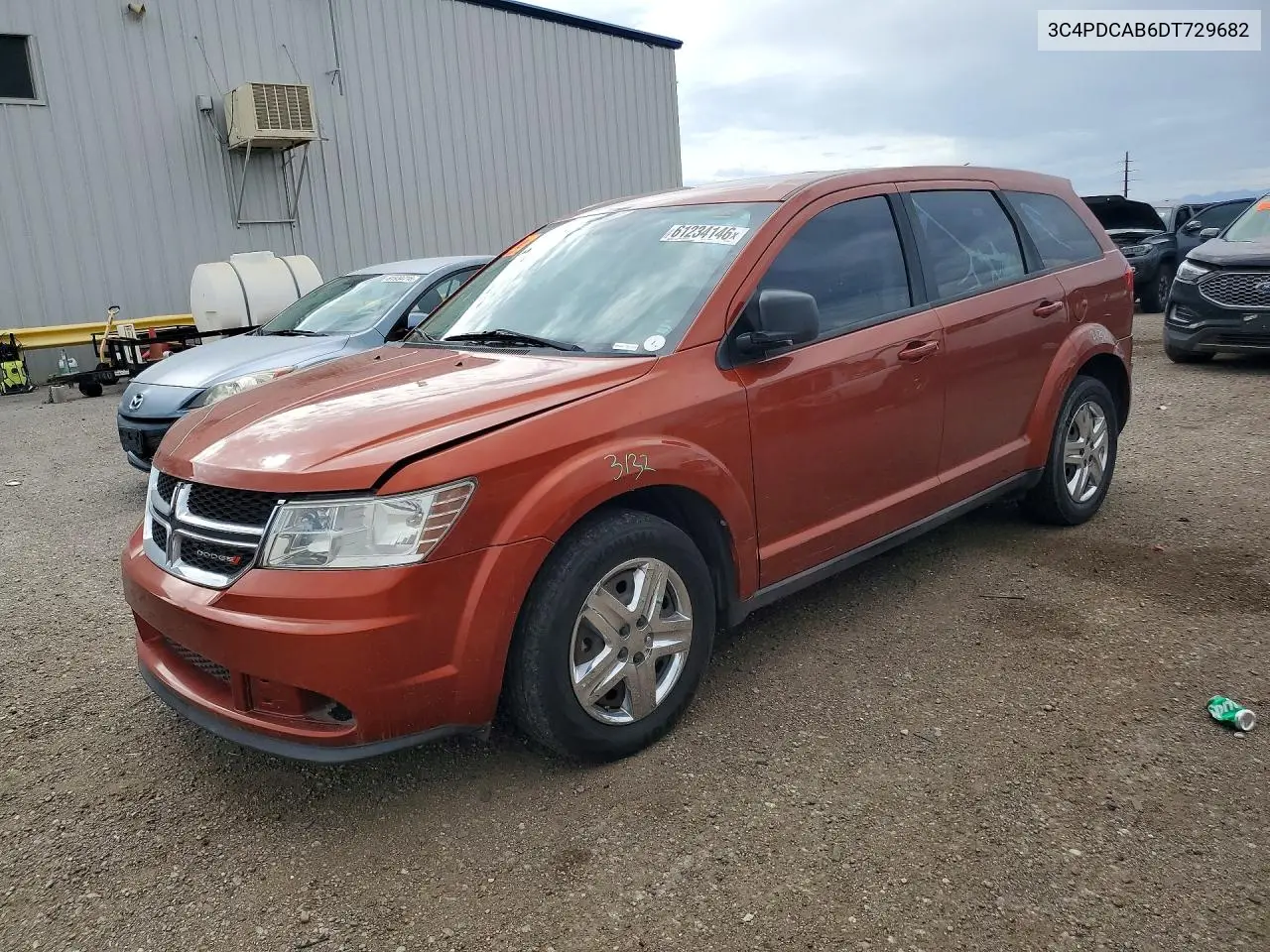 2013 Dodge Journey Se VIN: 3C4PDCAB6DT729682 Lot: 61234146