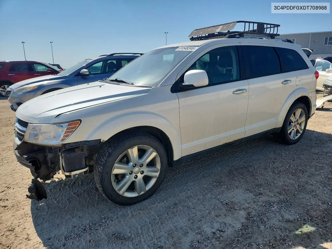 2013 Dodge Journey R/T VIN: 3C4PDDFGXDT708988 Lot: 61548346