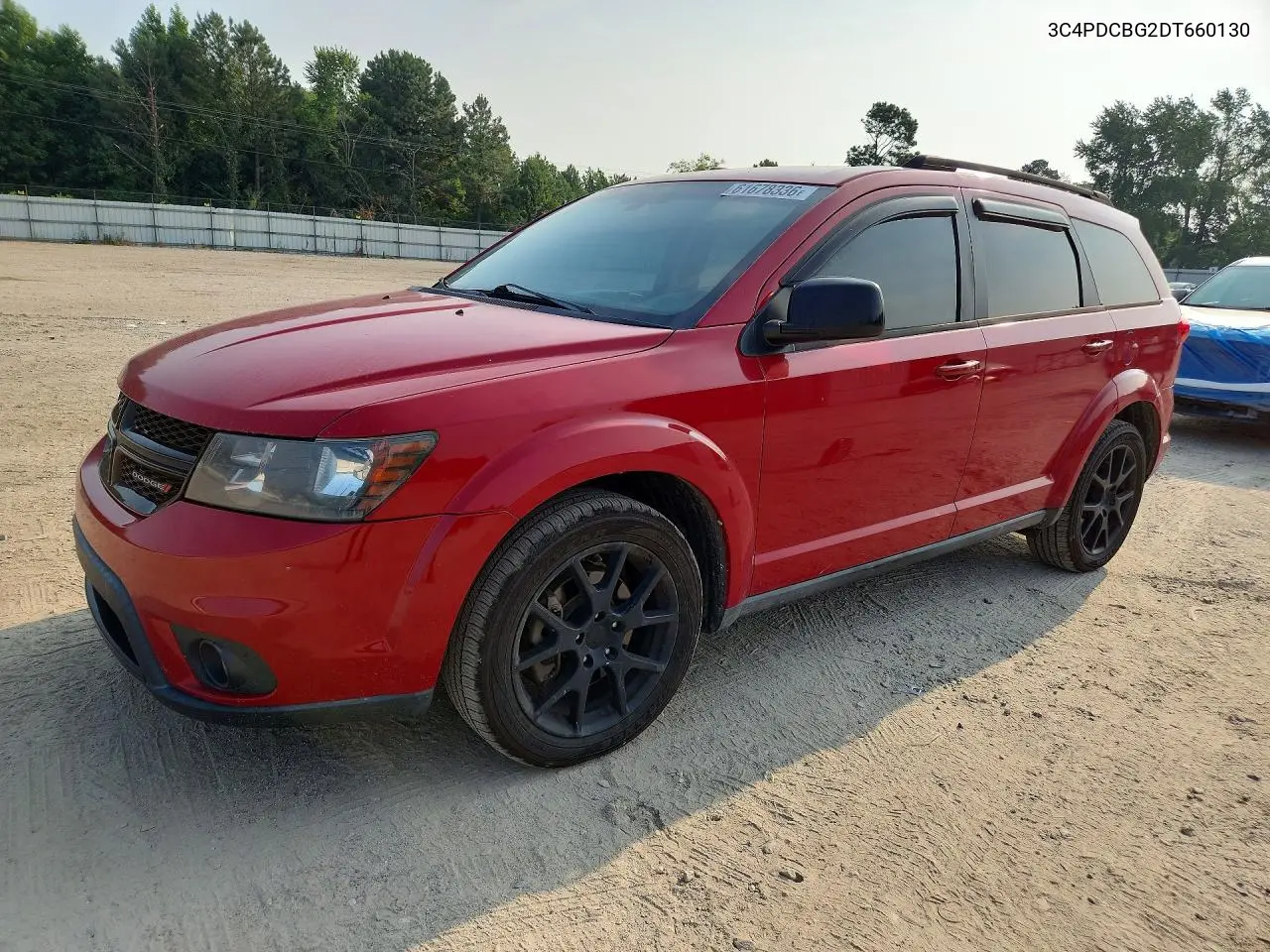 2013 Dodge Journey Sxt VIN: 3C4PDCBG2DT660130 Lot: 61678336