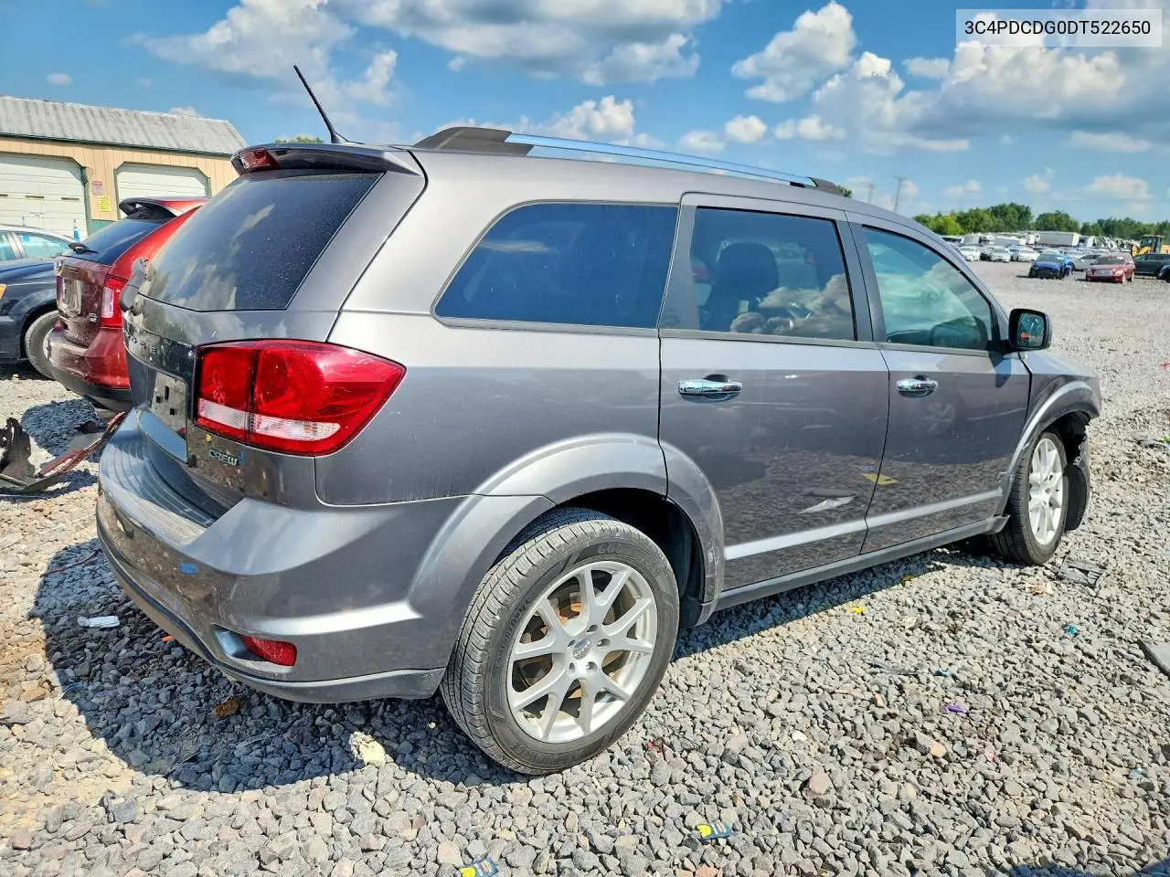 2013 Dodge Journey Crew VIN: 3C4PDCDG0DT522650 Lot: 61678646