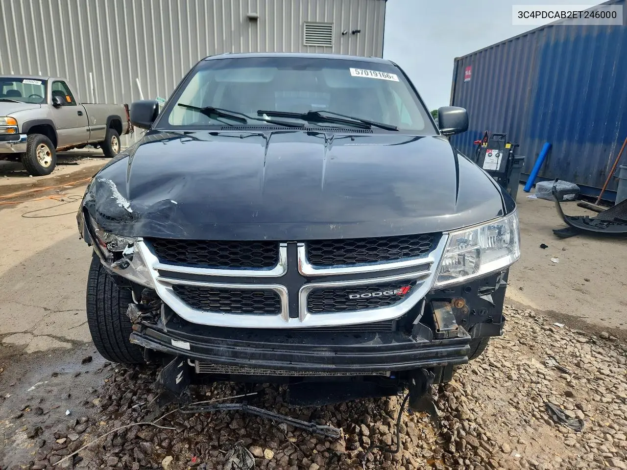 2014 Dodge Journey Se VIN: 3C4PDCAB2ET246000 Lot: 57019166