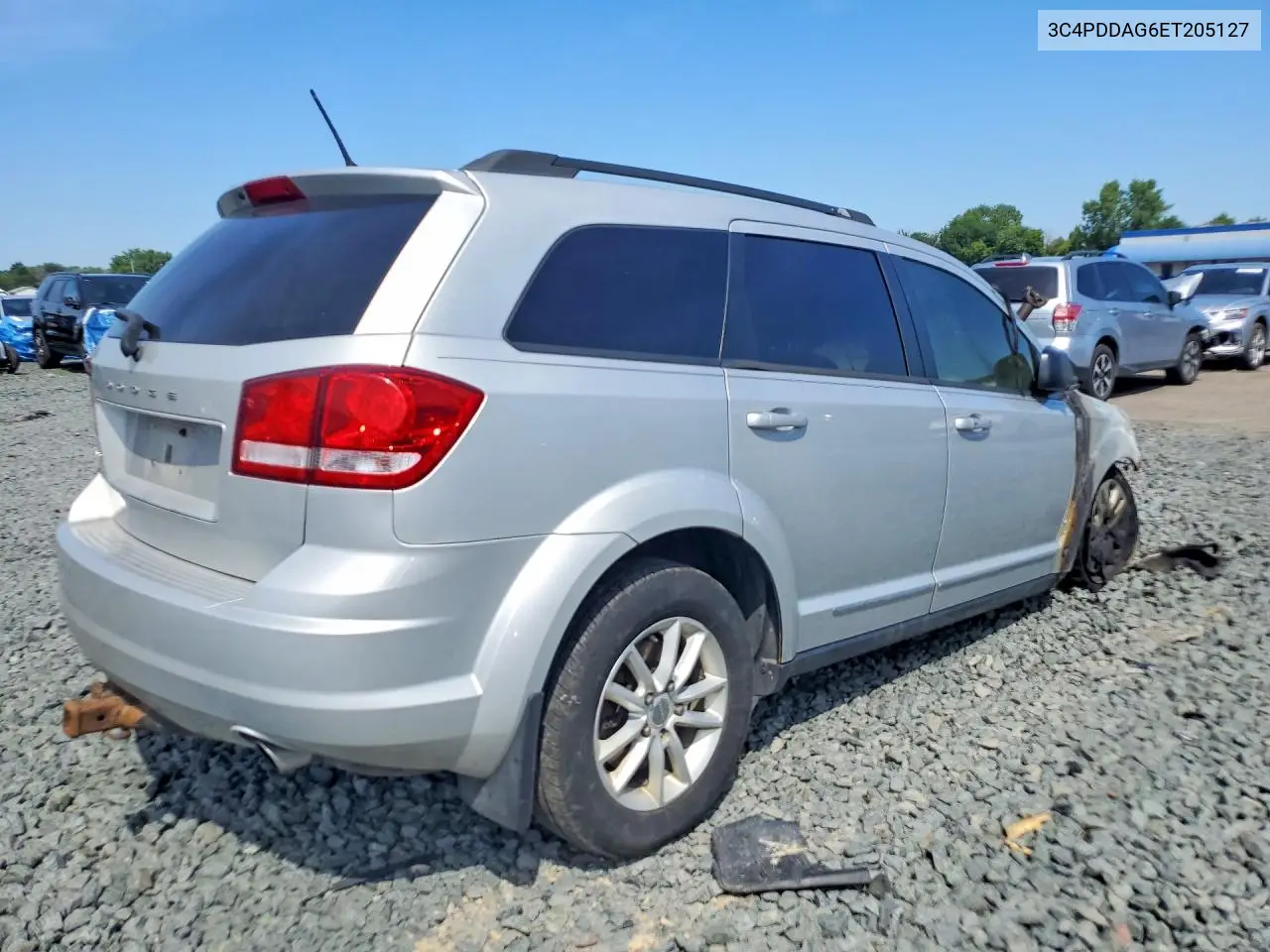 2014 Dodge Journey Se VIN: 3C4PDDAG6ET205127 Lot: 60156326