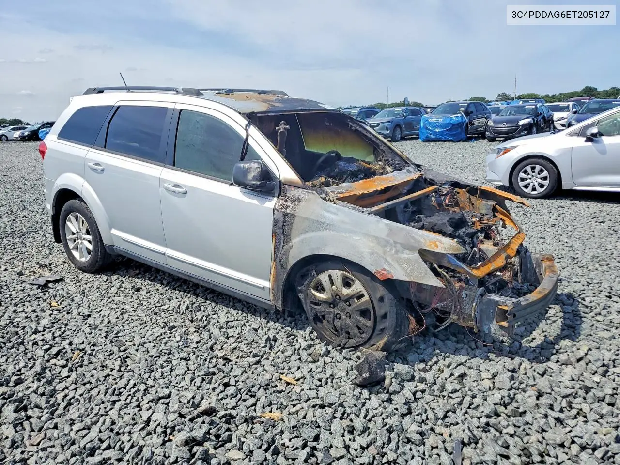 2014 Dodge Journey Se VIN: 3C4PDDAG6ET205127 Lot: 60156326