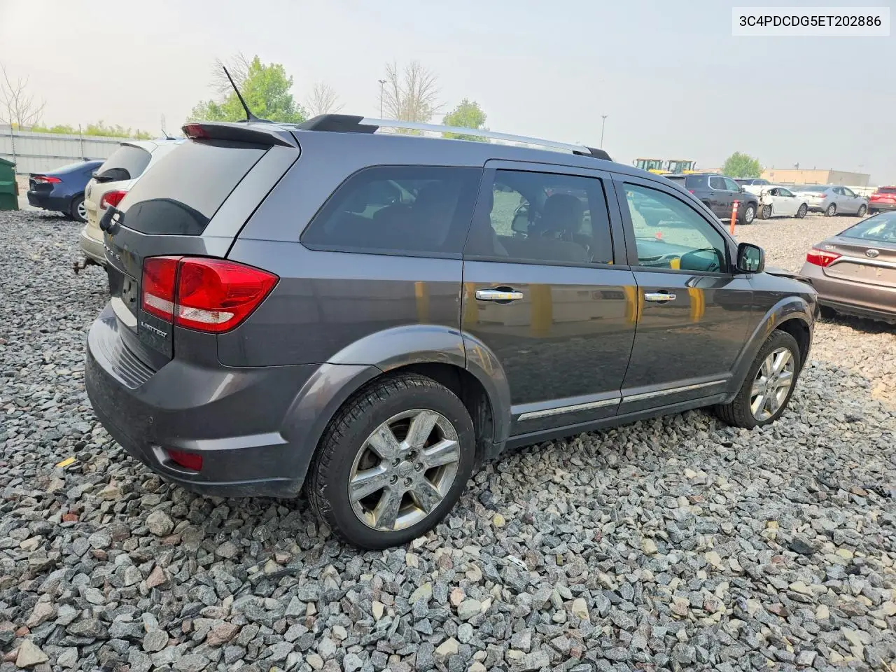 2014 Dodge Journey Limited VIN: 3C4PDCDG5ET202886 Lot: 61288986