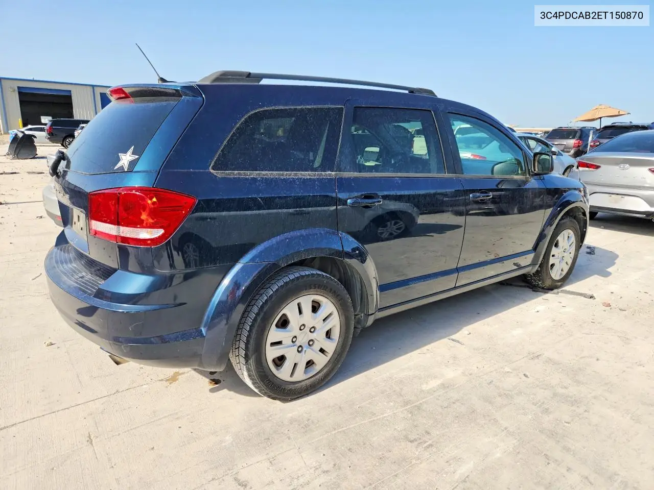 2014 Dodge Journey Se VIN: 3C4PDCAB2ET150870 Lot: 61555806