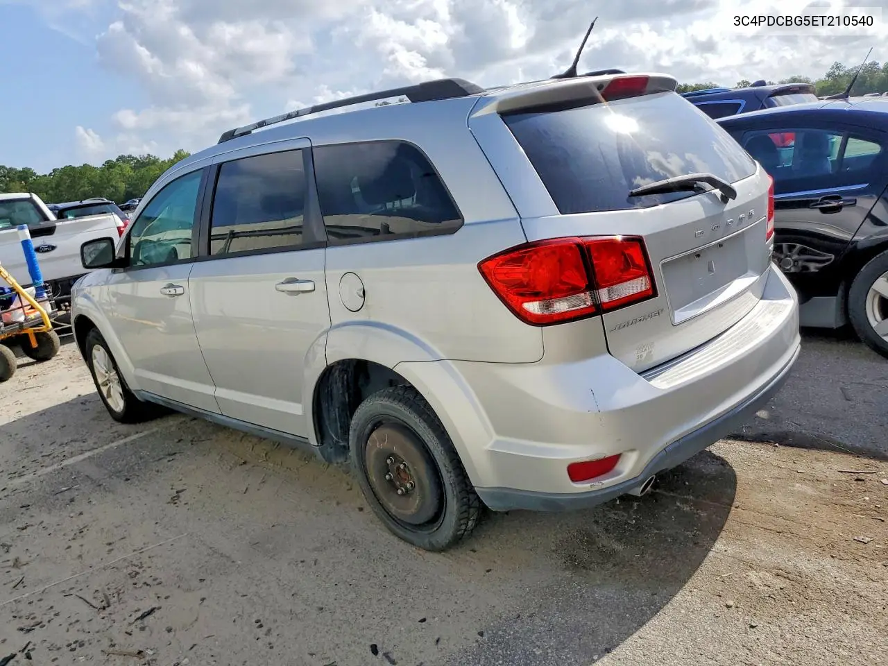2014 Dodge Journey Sxt VIN: 3C4PDCBG5ET210540 Lot: 61780126