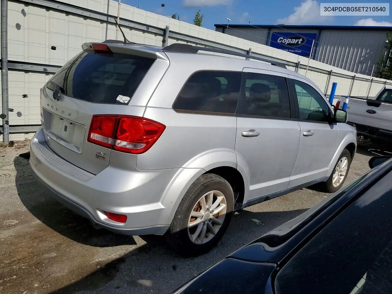 2014 Dodge Journey Sxt VIN: 3C4PDCBG5ET210540 Lot: 61780126