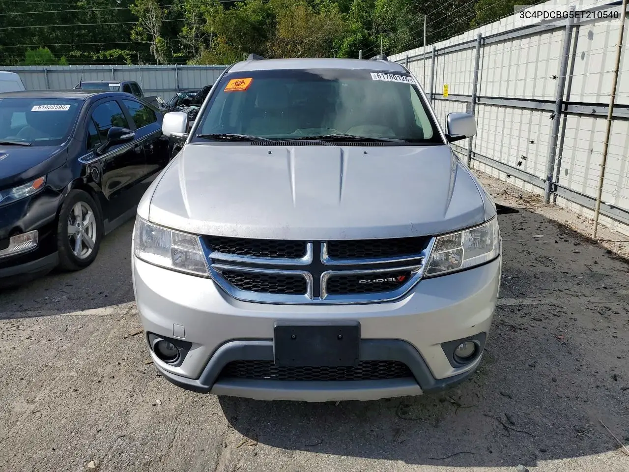 2014 Dodge Journey Sxt VIN: 3C4PDCBG5ET210540 Lot: 61780126