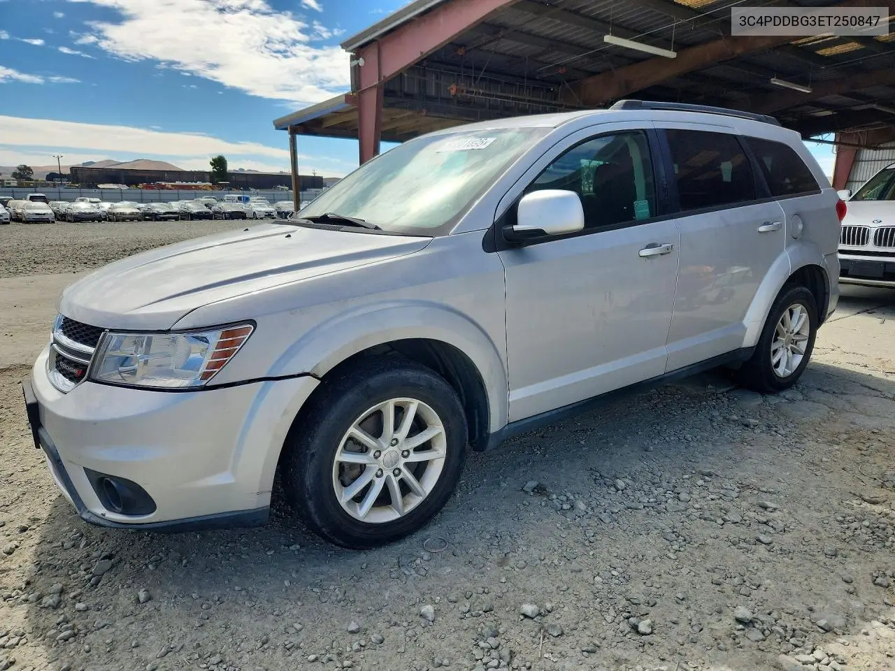 2014 Dodge Journey Sxt VIN: 3C4PDDBG3ET250847 Lot: 61801896