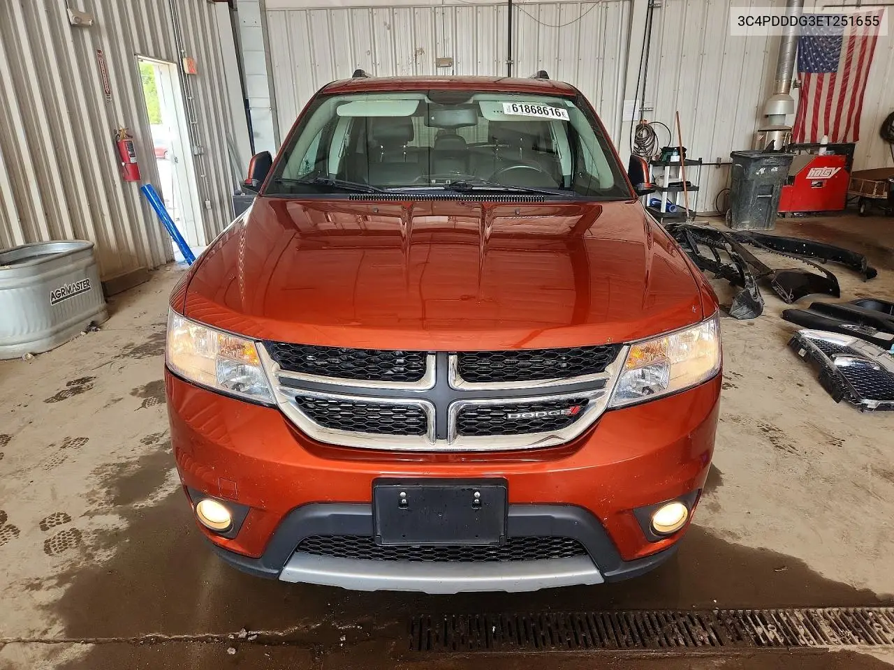 2014 Dodge Journey Limited VIN: 3C4PDDDG3ET251655 Lot: 61868616
