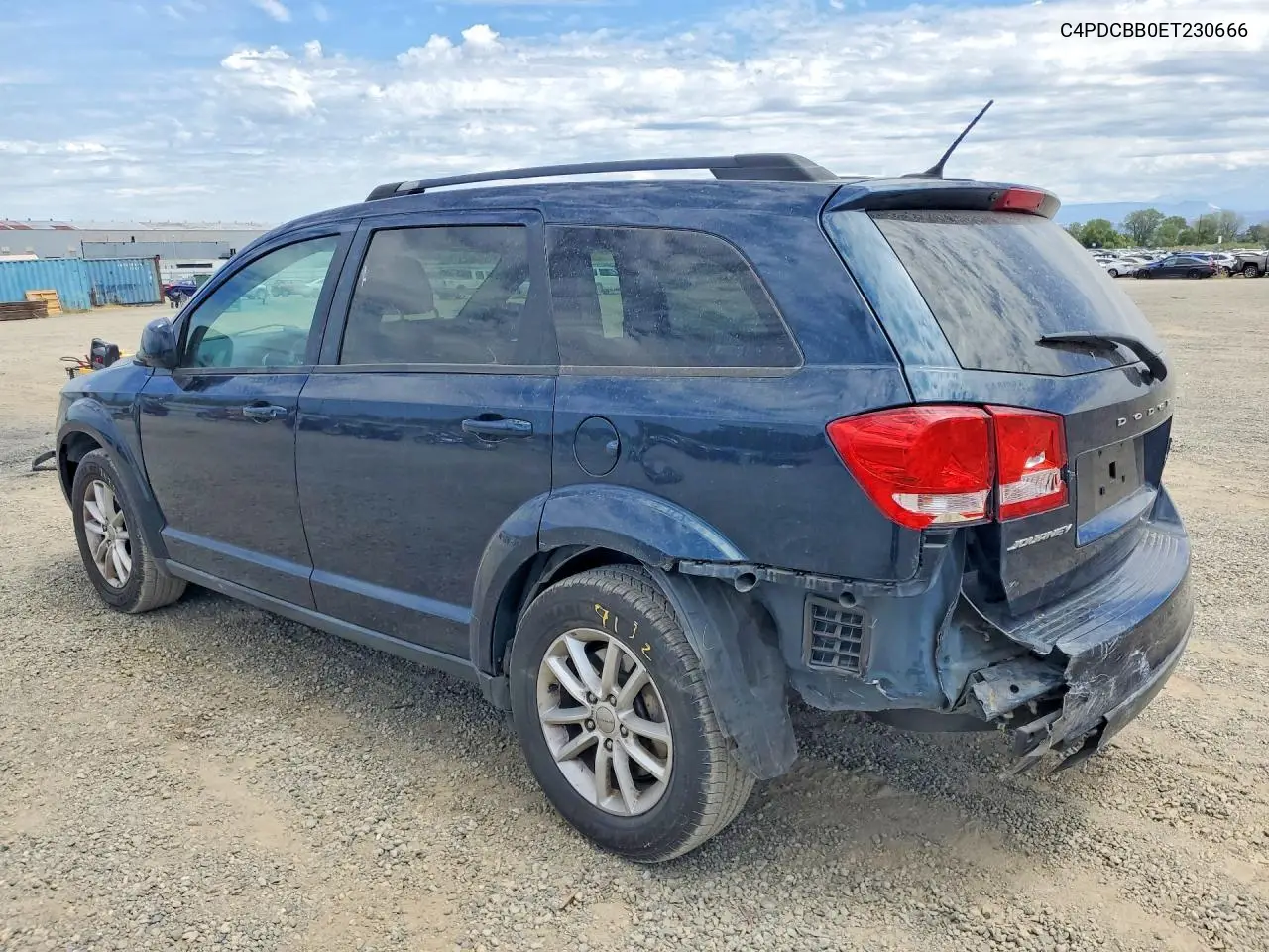 2014 Dodge Journey Sxt VIN: C4PDCBB0ET230666 Lot: 61922106