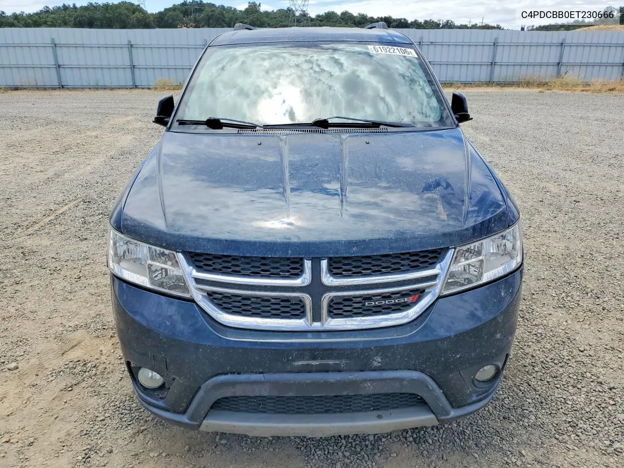 2014 Dodge Journey Sxt VIN: C4PDCBB0ET230666 Lot: 61922106