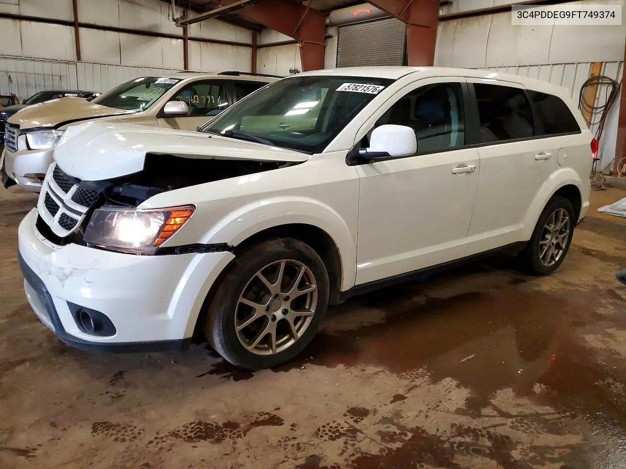 2015 Dodge Journey R/T VIN: 3C4PDDEG9FT749374 Lot: 57821576