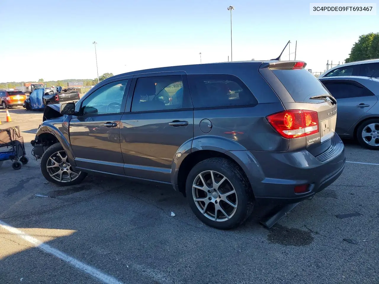 2015 Dodge Journey 4D Ltd VIN: 3C4PDDEG9FT693467 Lot: 58471316