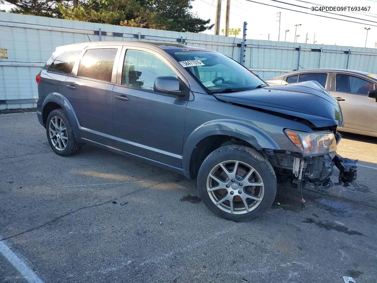 2015 Dodge Journey 4D Ltd VIN: 3C4PDDEG9FT693467 Lot: 58471316