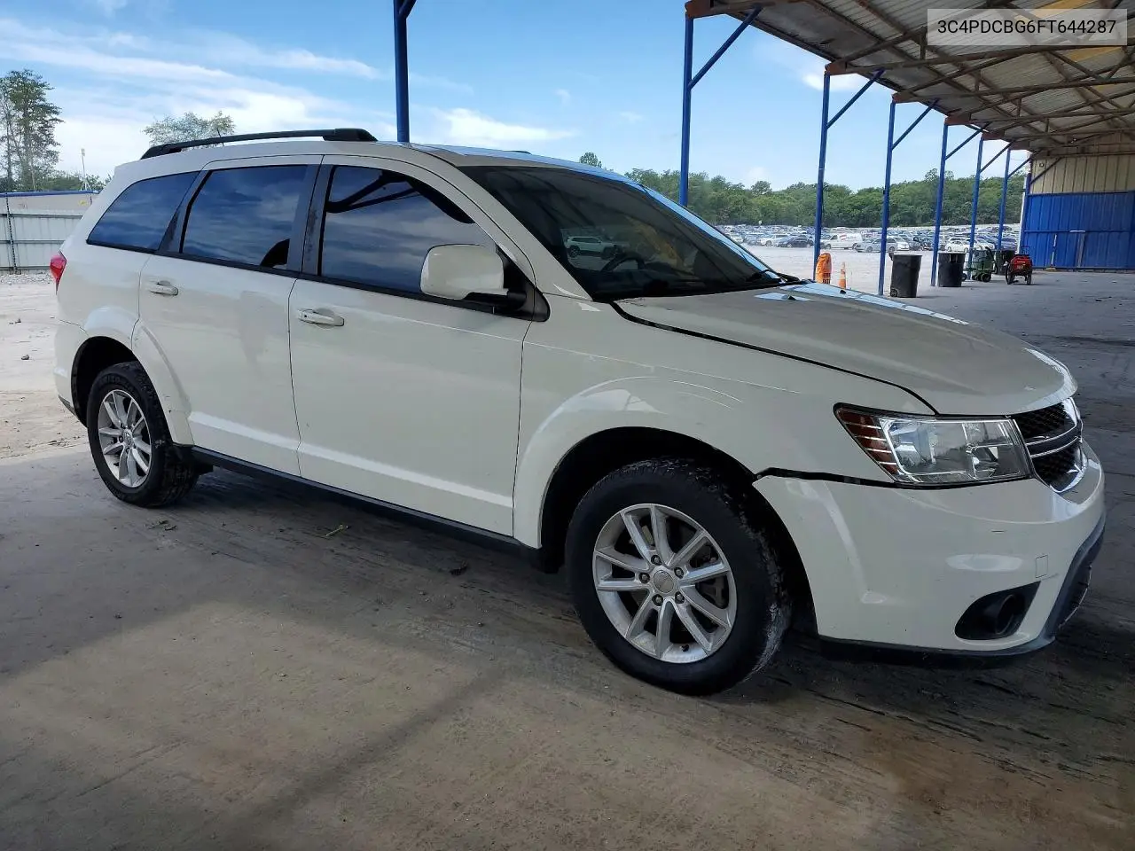2015 Dodge Journey Sxt VIN: 3C4PDCBG6FT644287 Lot: 58474886