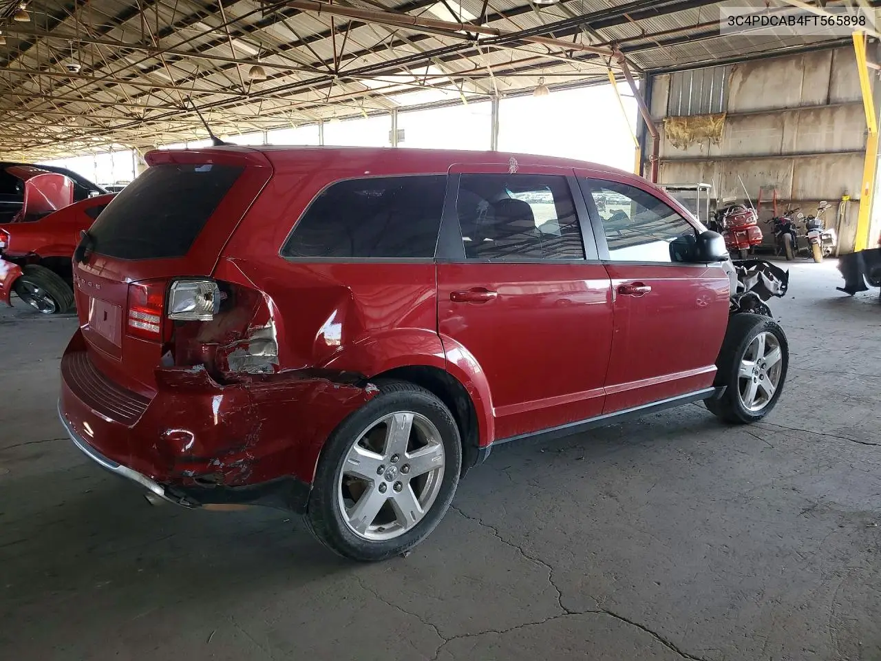 2015 Dodge Journey Se VIN: 3C4PDCAB4FT565898 Lot: 59701806