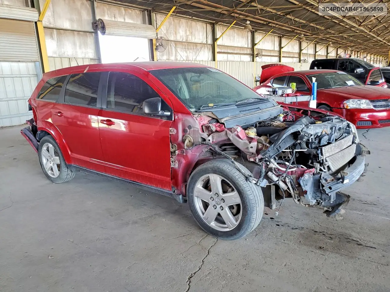 2015 Dodge Journey Se VIN: 3C4PDCAB4FT565898 Lot: 59701806