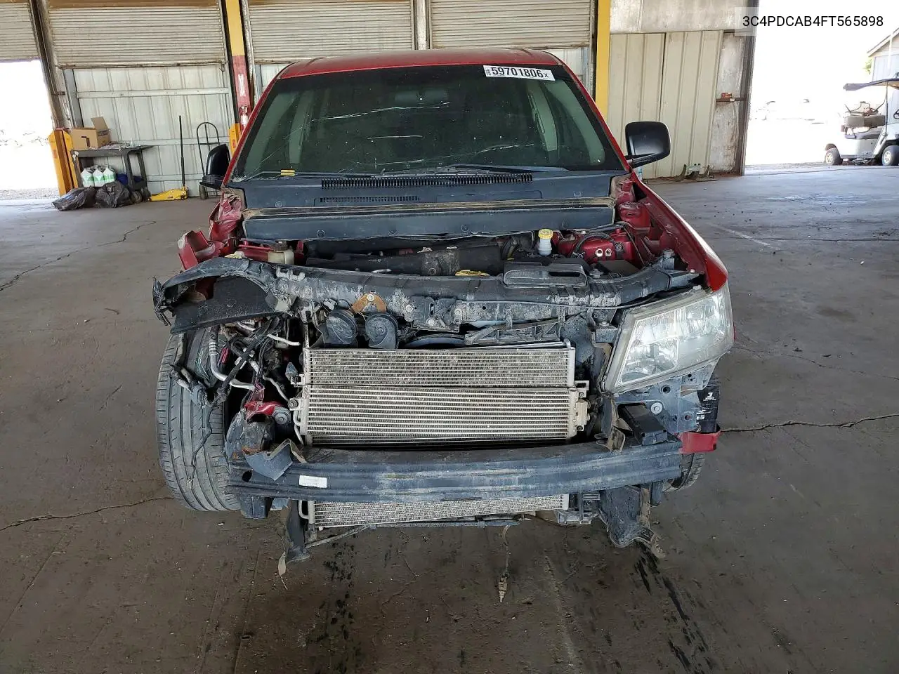 2015 Dodge Journey Se VIN: 3C4PDCAB4FT565898 Lot: 59701806