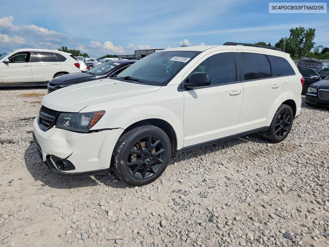 2015 Dodge Journey Sxt VIN: 3C4PDCBG3FT660205 Lot: 60327226