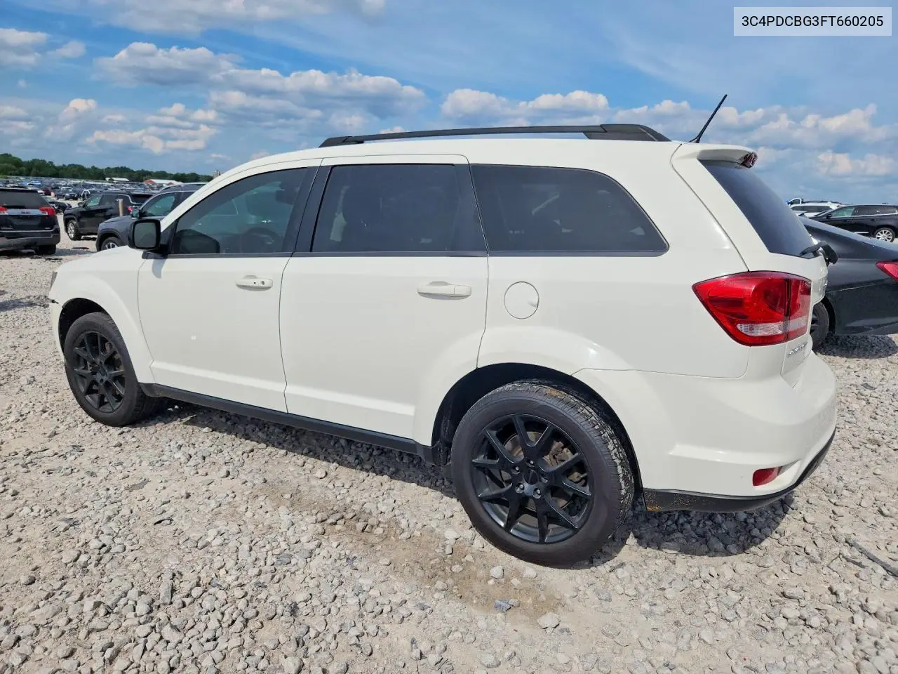 2015 Dodge Journey Sxt VIN: 3C4PDCBG3FT660205 Lot: 60327226