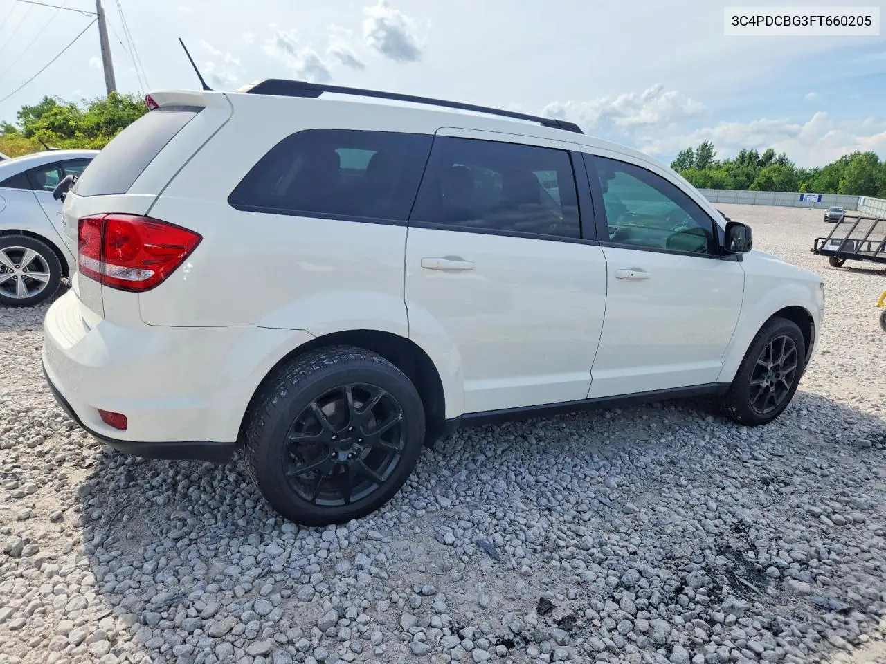 2015 Dodge Journey Sxt VIN: 3C4PDCBG3FT660205 Lot: 60327226