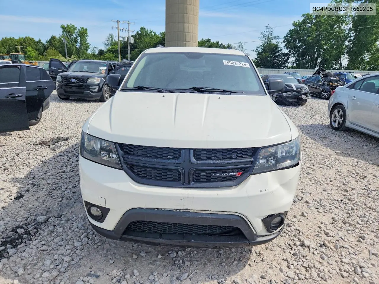 2015 Dodge Journey Sxt VIN: 3C4PDCBG3FT660205 Lot: 60327226