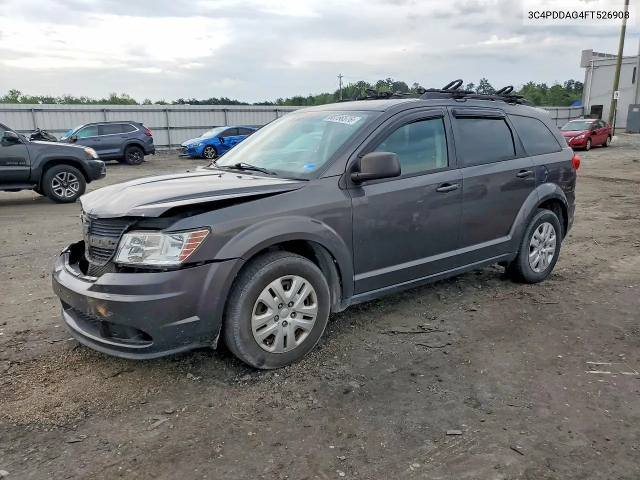 2015 Dodge Journey Se VIN: 3C4PDDAG4FT526908 Lot: 60756576