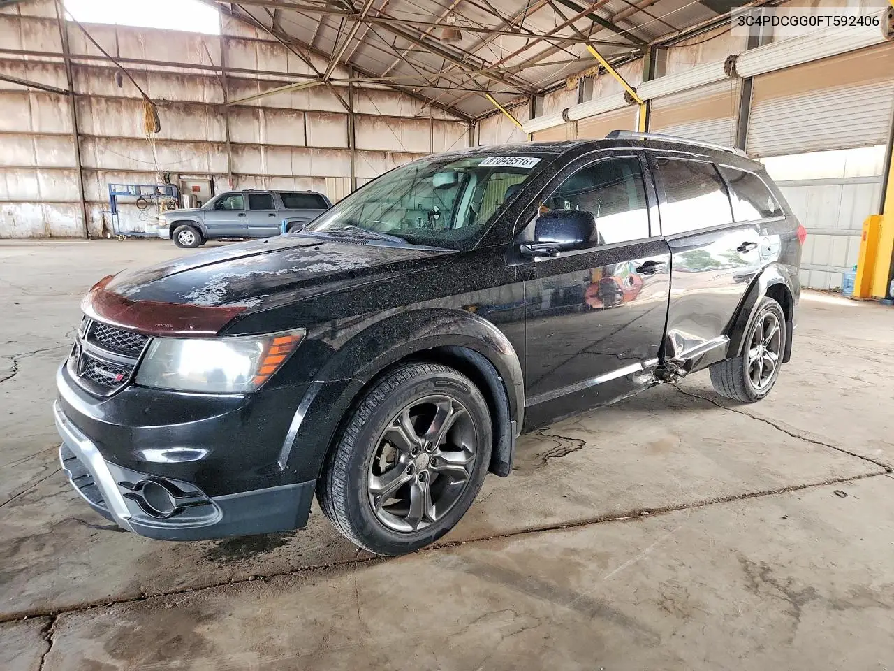 2015 Dodge Journey Crossroad VIN: 3C4PDCGG0FT592406 Lot: 61046516