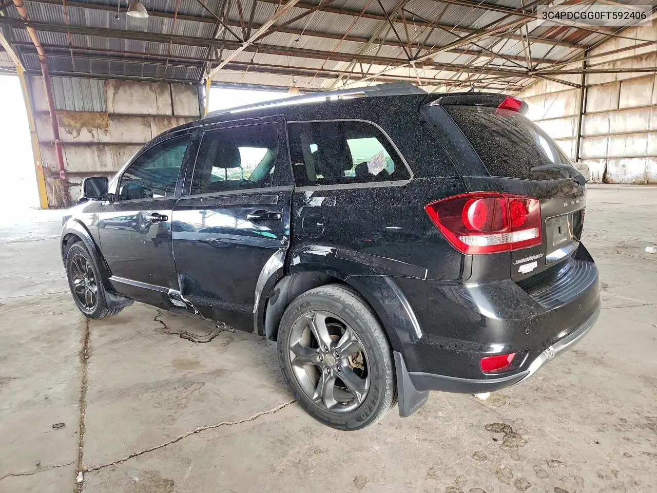2015 Dodge Journey Crossroad VIN: 3C4PDCGG0FT592406 Lot: 61046516