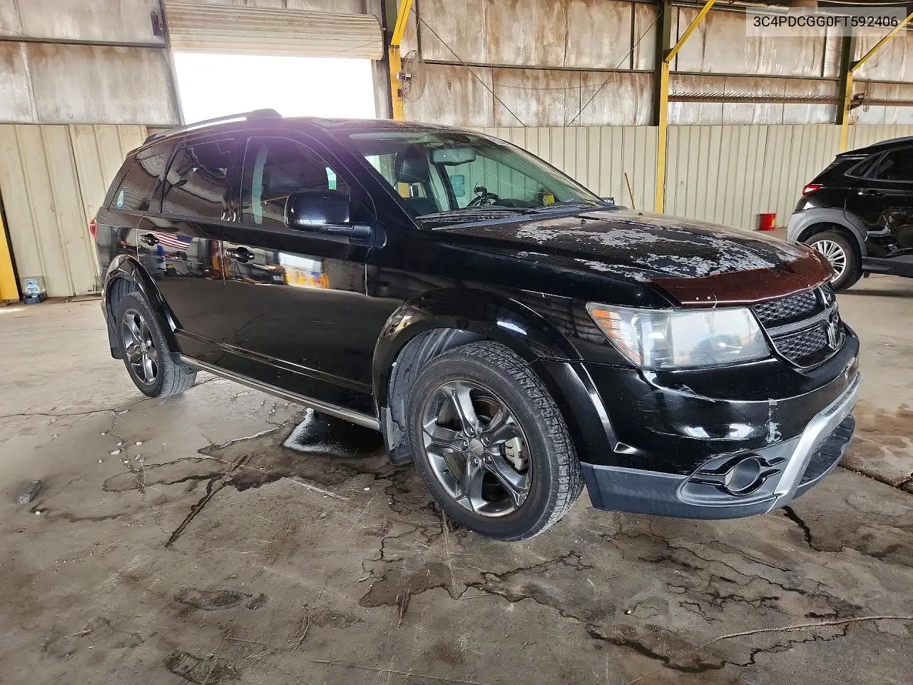 2015 Dodge Journey Crossroad VIN: 3C4PDCGG0FT592406 Lot: 61046516