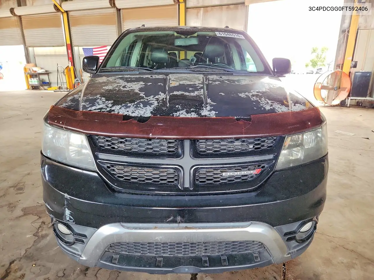 2015 Dodge Journey Crossroad VIN: 3C4PDCGG0FT592406 Lot: 61046516