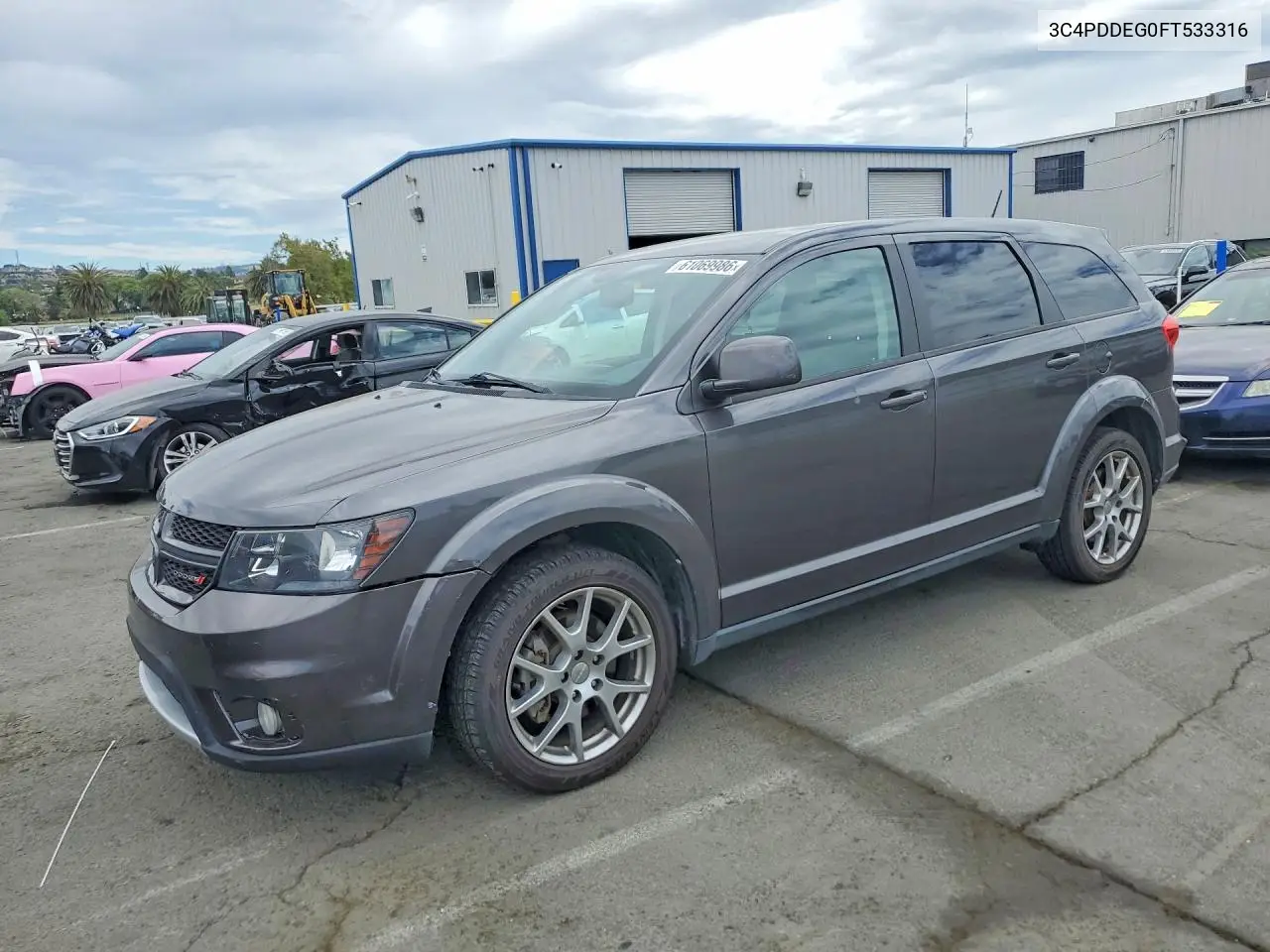 2015 Dodge Journey R/T VIN: 3C4PDDEG0FT533316 Lot: 61069986