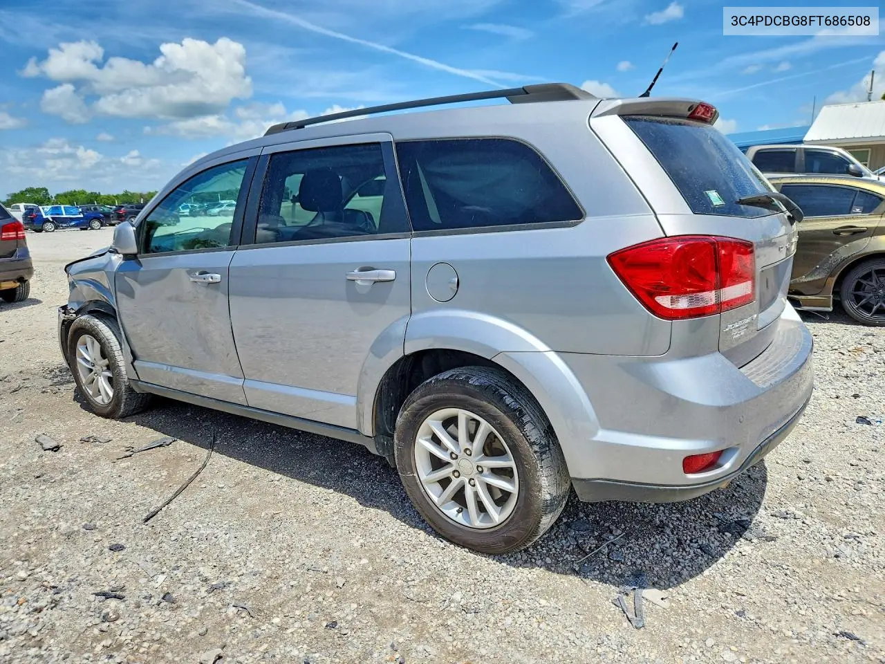 2015 Dodge Journey Sxt VIN: 3C4PDCBG8FT686508 Lot: 61072486
