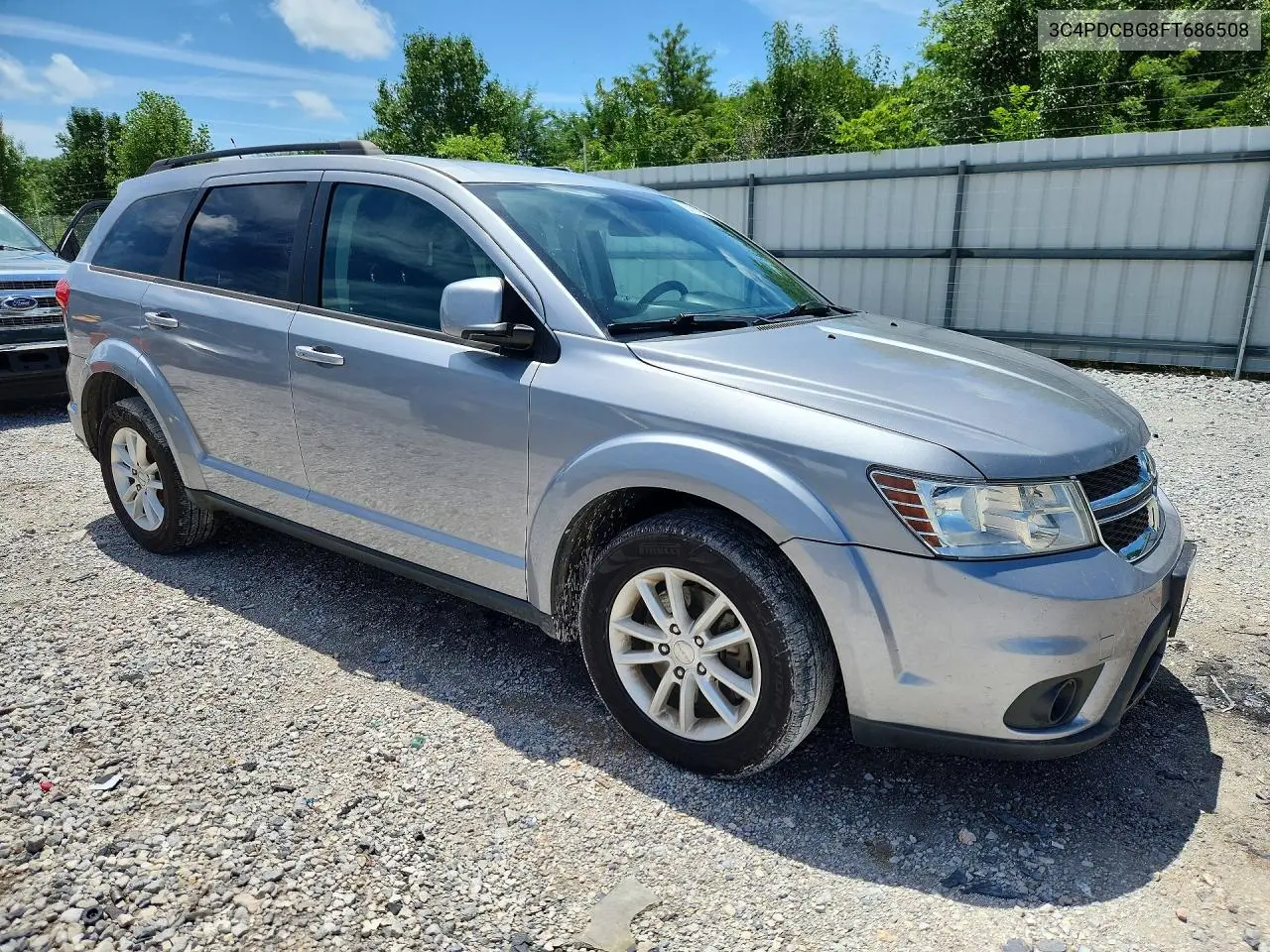2015 Dodge Journey Sxt VIN: 3C4PDCBG8FT686508 Lot: 61072486
