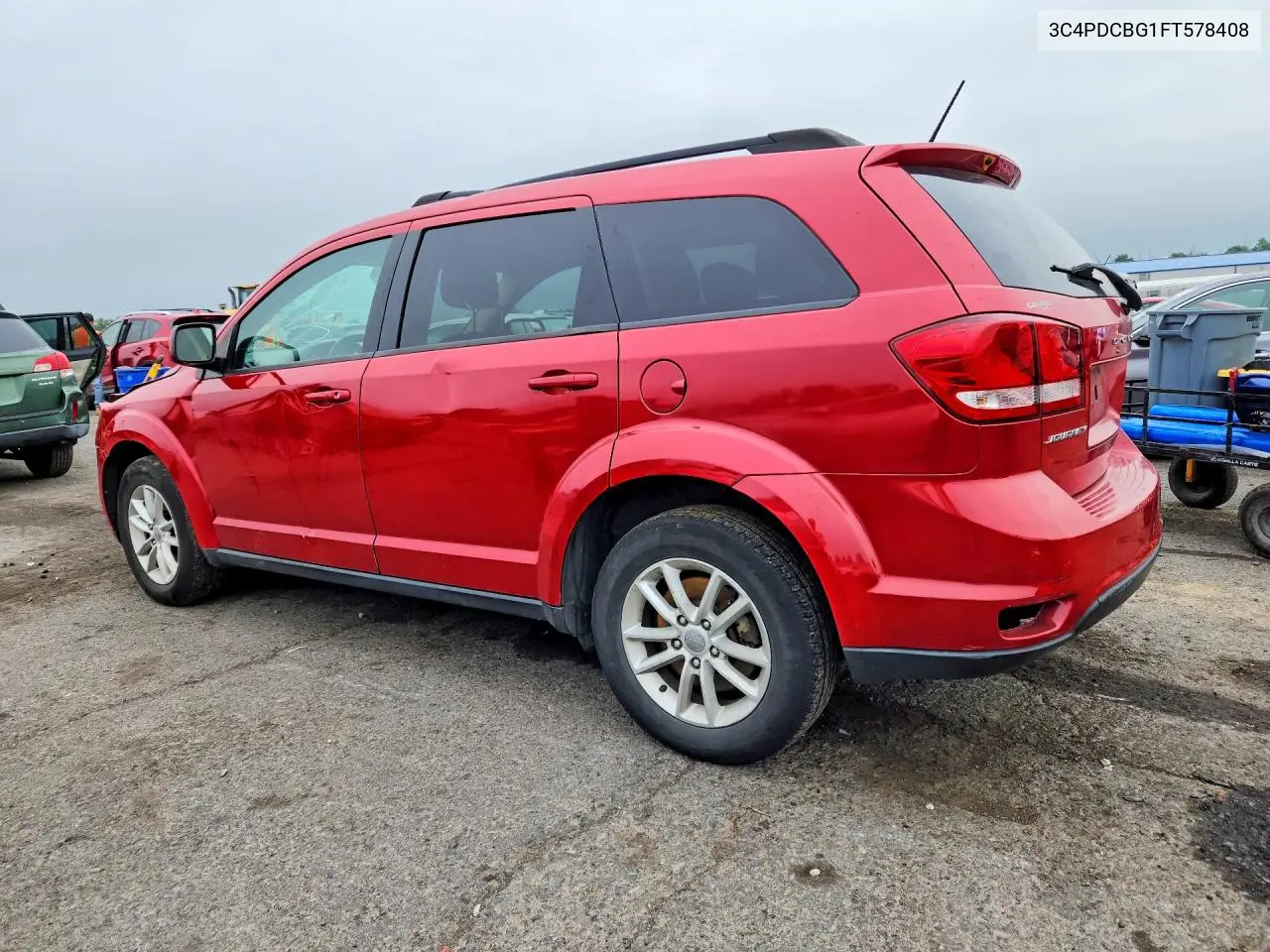 2015 Dodge Journey Sxt VIN: 3C4PDCBG1FT578408 Lot: 61472616