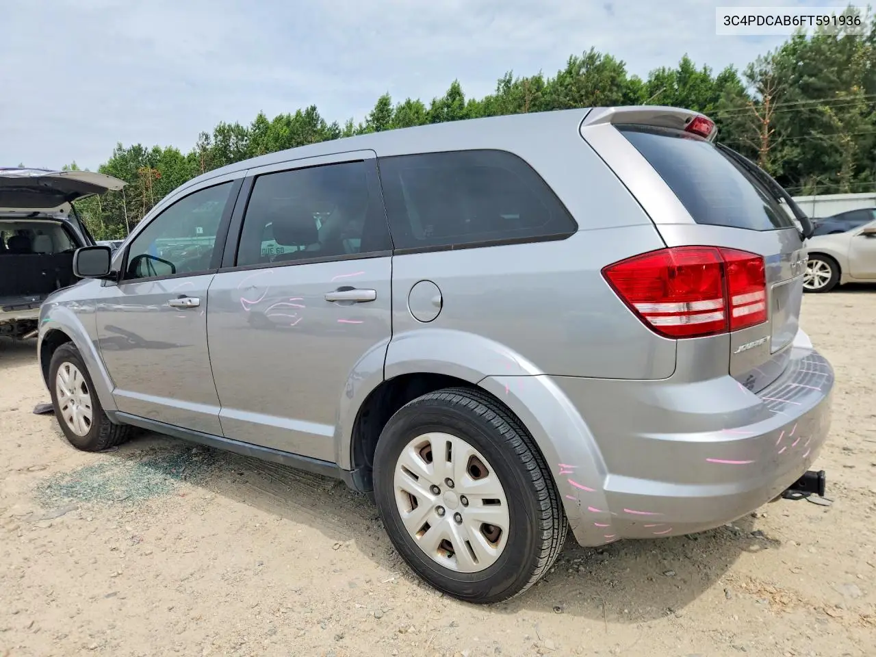 2015 Dodge Journey Se VIN: 3C4PDCAB6FT591936 Lot: 61562906