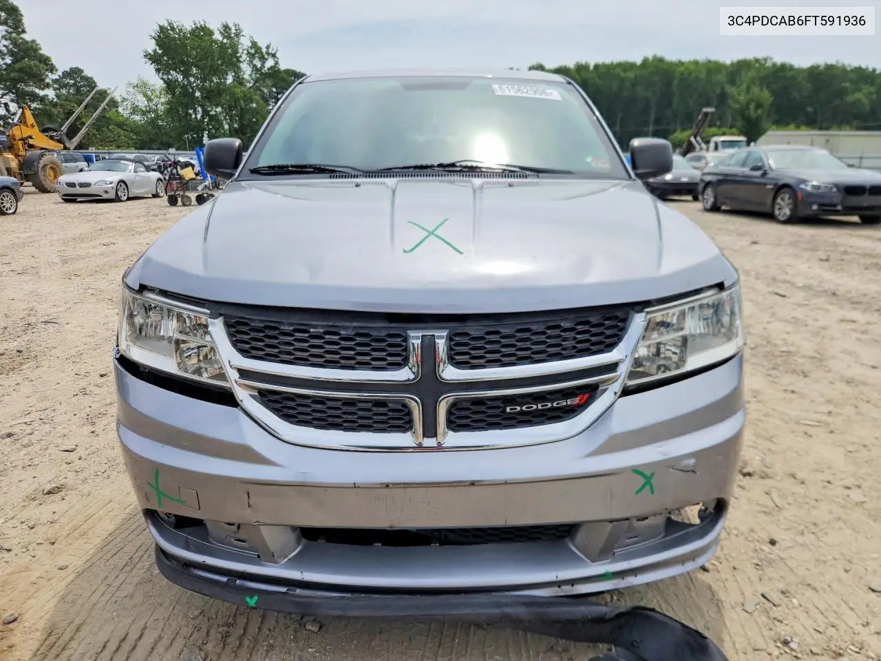 2015 Dodge Journey Se VIN: 3C4PDCAB6FT591936 Lot: 61562906