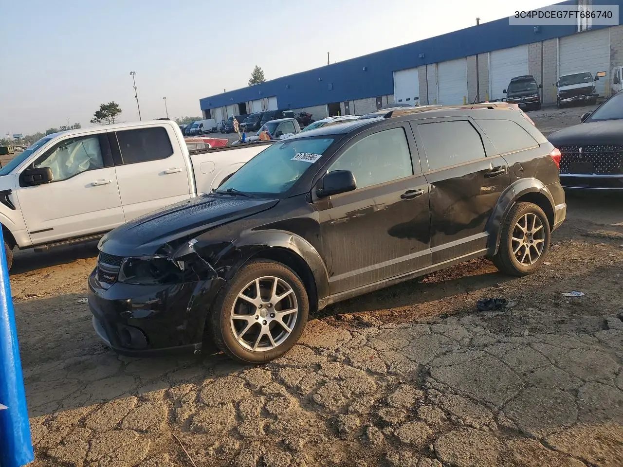 2015 Dodge Journey R/T VIN: 3C4PDCEG7FT686740 Lot: 61766596
