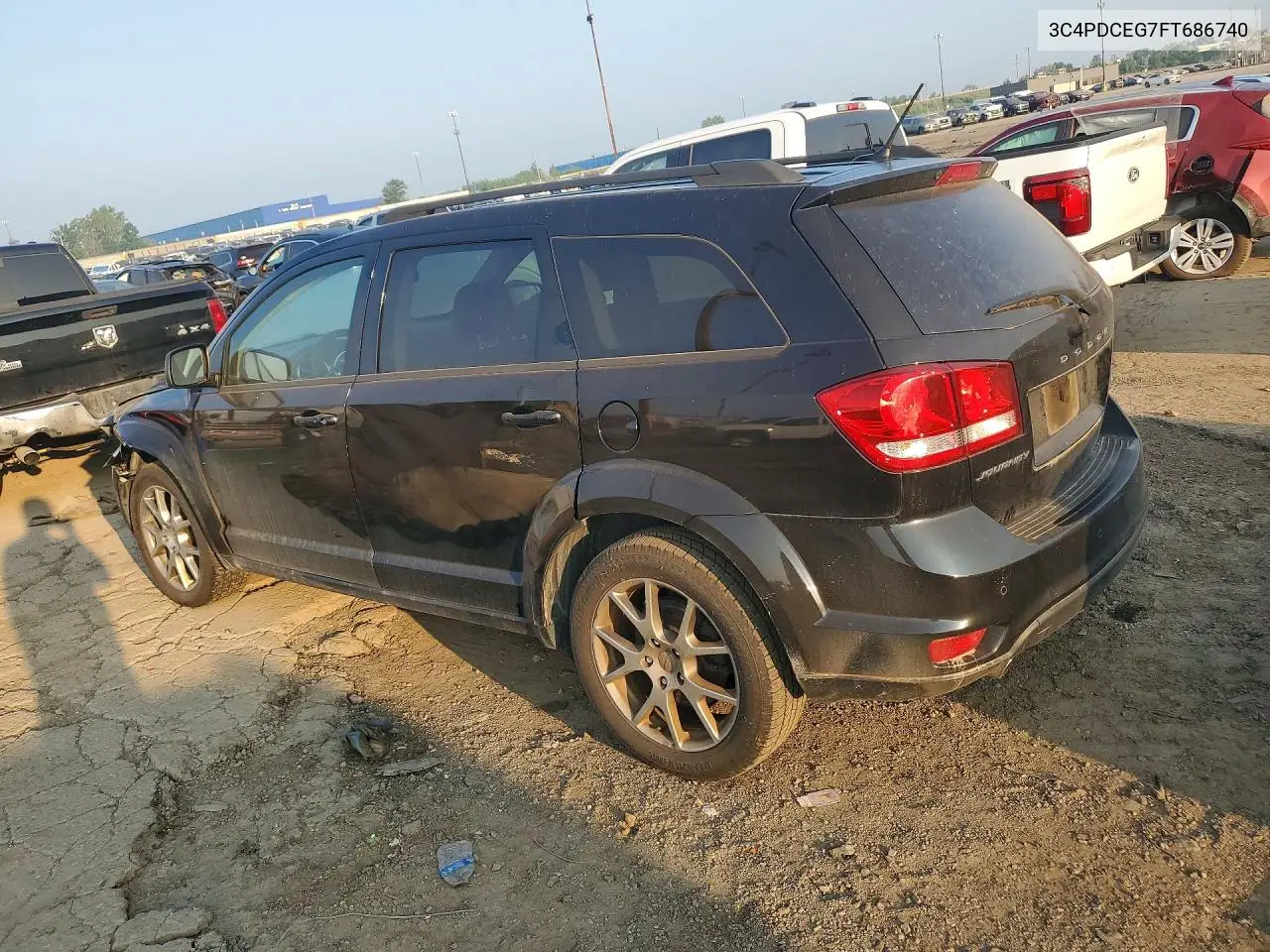 2015 Dodge Journey R/T VIN: 3C4PDCEG7FT686740 Lot: 61766596